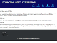 Tablet Screenshot of intsa.org